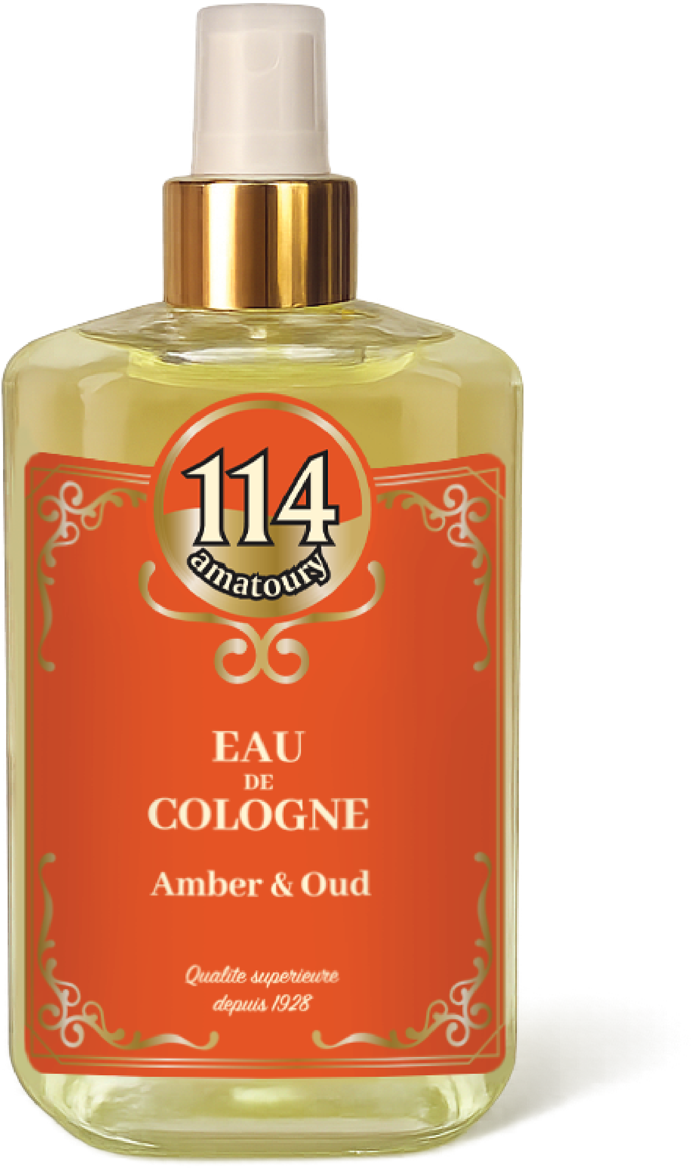 114 EAU DE COLOGNE AMBER+OUD 250ML