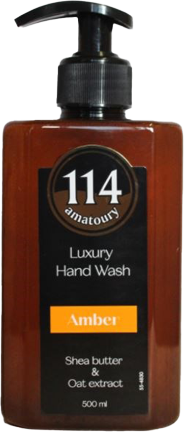 114 LUXURY HAND WASH AMBER 500ML