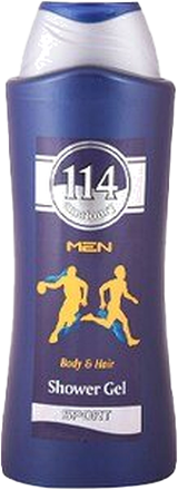 114 SHOWER GEL SPORT BODY HAIR 650ML