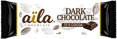 AILA  DARK CHOCO 72%COCOA 40G