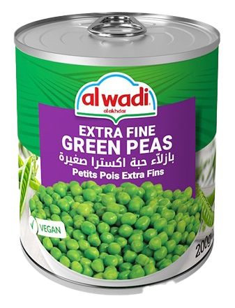 AL WADI GREEN PEAS 400G