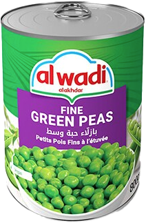 AL WADI GREEN PEAS 800G