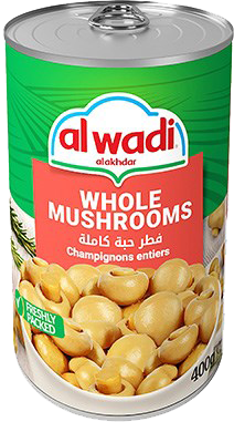 AL WADI WHOLE MUSHROOMS 400G