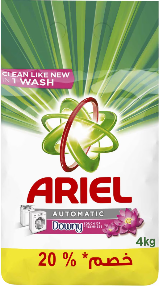 ARIEL POWDER DOWNY 20% 4KG