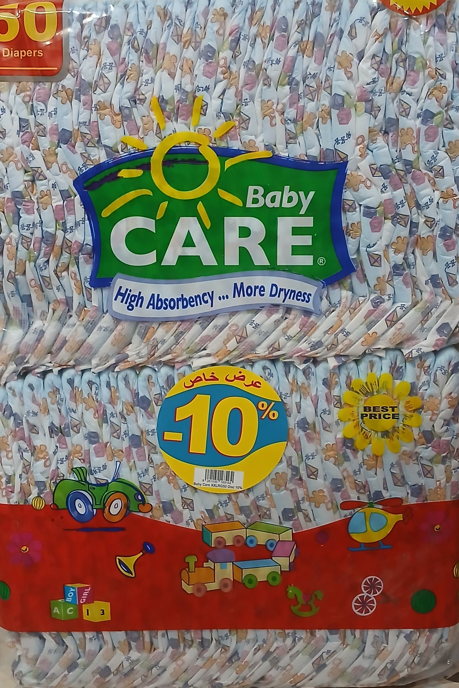 BABY CARE ECO XXL 10% 50D