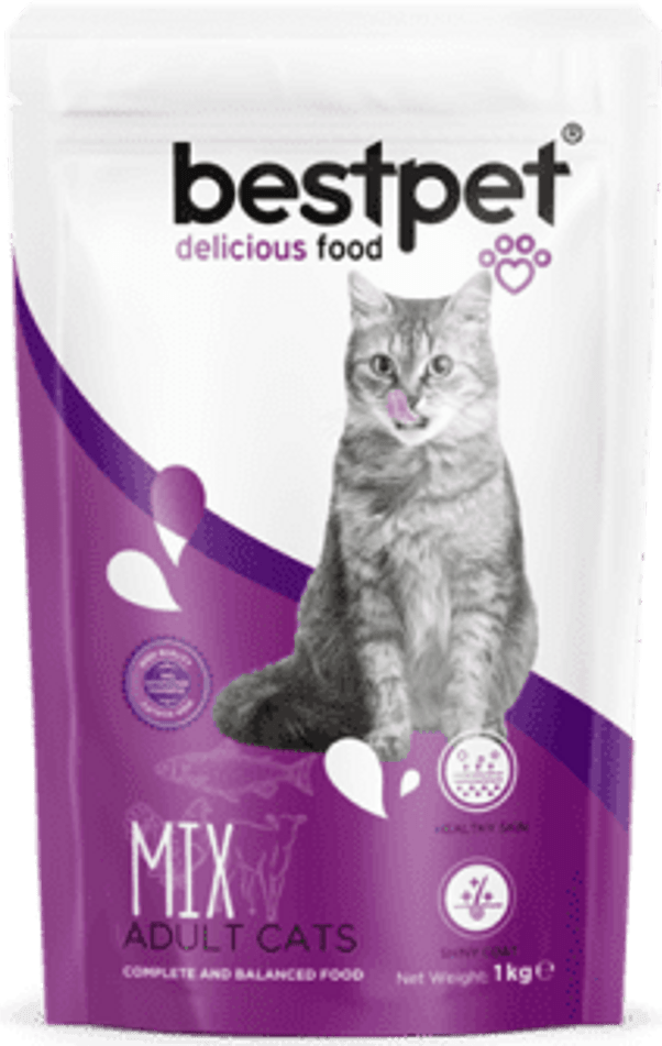 BEST PET MIX THREE COLOR DRY FOOD 1KG