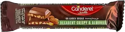 CANDEREL CHOCO CRISPY & ALMONDS 27G
