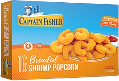 CAP FISHER SHRIMP BREADED POPCORN