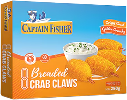 CAP.FISHER BREADED CRAB CLAWS