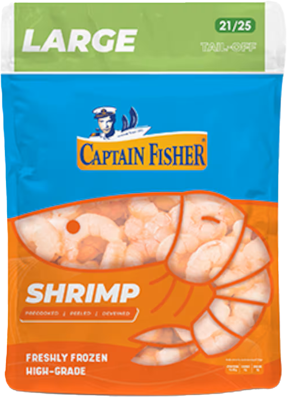 CAPTAIN FISHER  SHRIMP LARGE 21/25