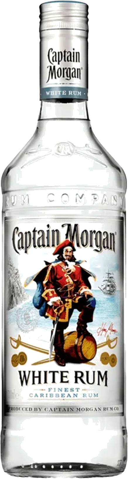 CAPTAIN MORGAN WHITE RUM 75CL