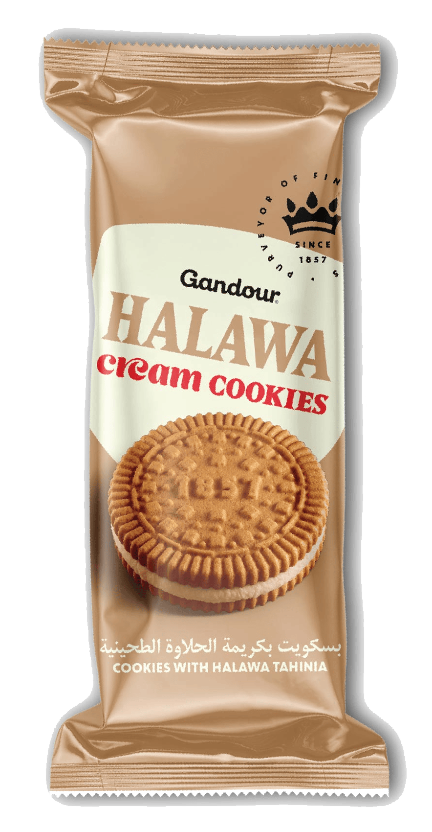 COOKIES CREAM WITH HALAWA