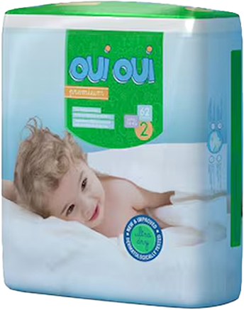 COUCHE OUI-OUI 3-6KG 62D