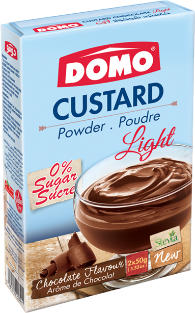 DOMO CUSTARD CHOCO LIGHT