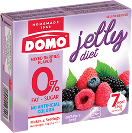 DOMO DIET BERRIES JELLY 12G