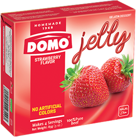DOMO JELLY STRAWBERRY 85G