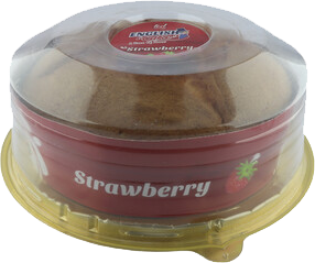 ENGLISH CAKE FILLED STRAWBERRY