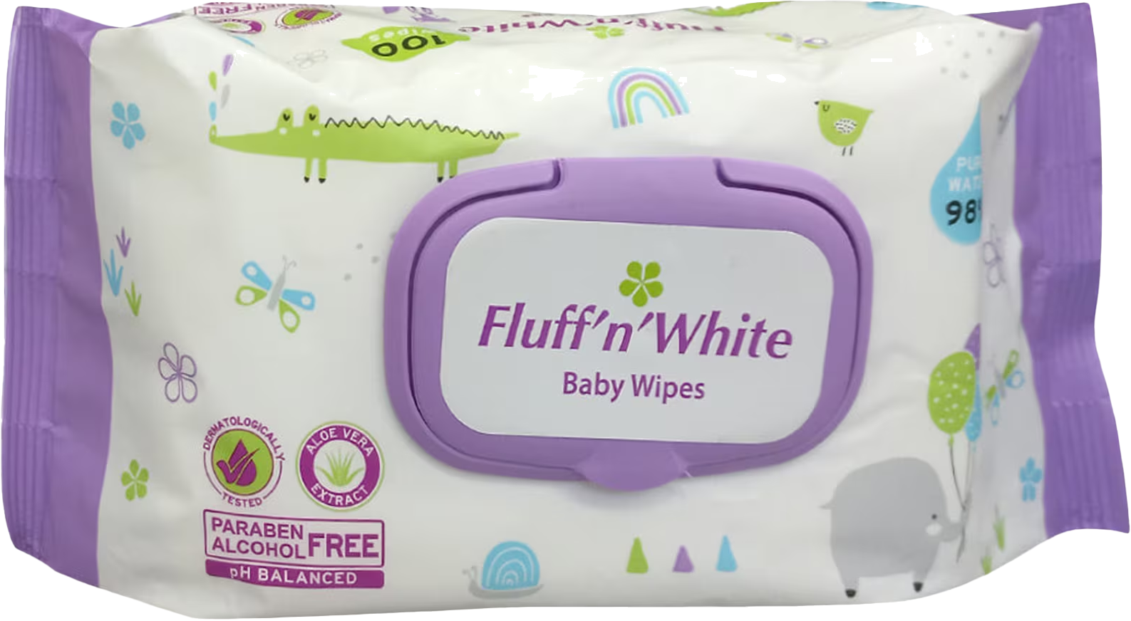 FLUFFN WHITE BABY WIPES