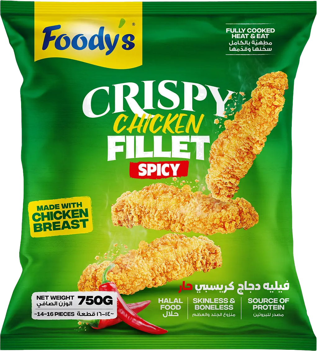 FOODYS CHICKEN CRISPY STRIPS SPICY