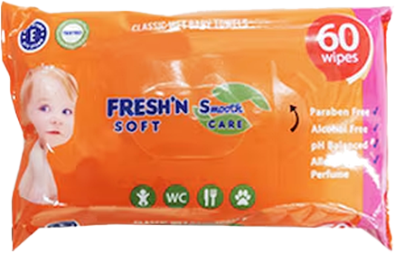 FRESHN SOFT WIPES WATER BASE