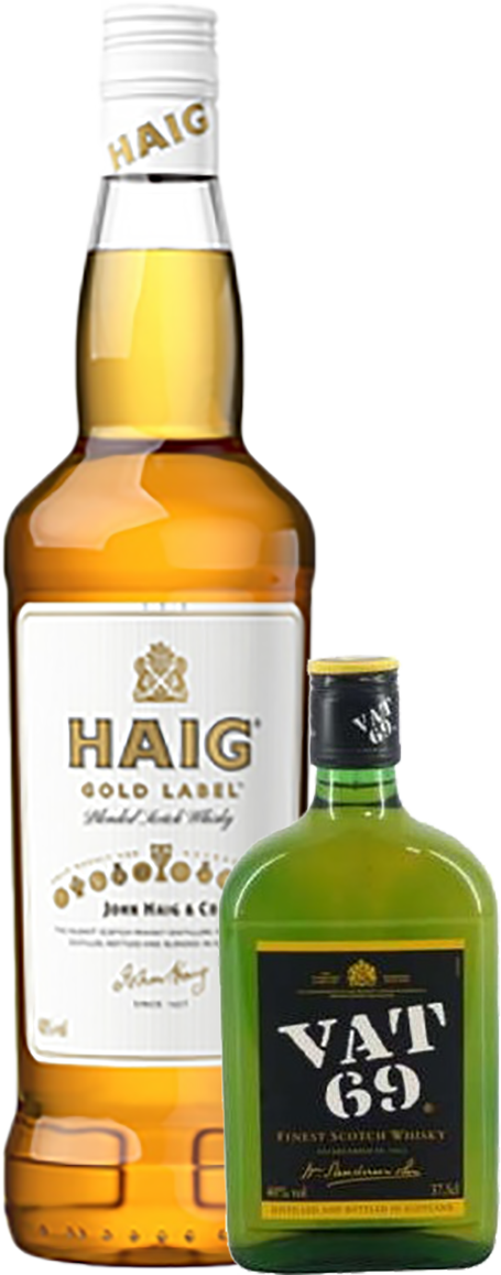 Haig Whisky and VAT 69