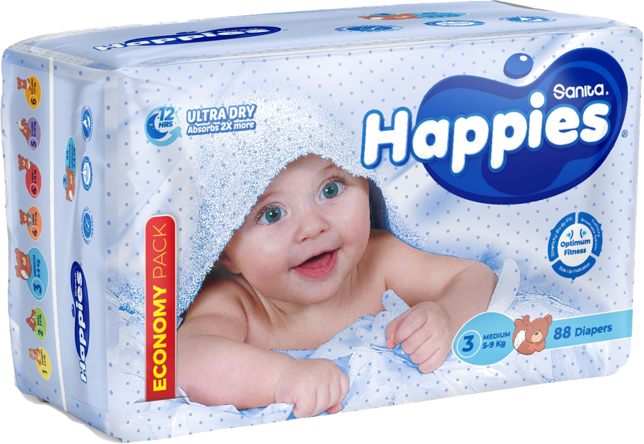 HAPPIES PREM 88 DIAP MEDUIM 88D