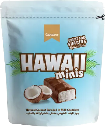 HAWAI COCONUT IN MILK CHOCO DOYP.