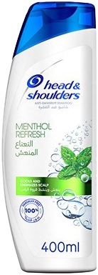 HEAD & SHOULDERS REFRESHING MENTHOL 400ML