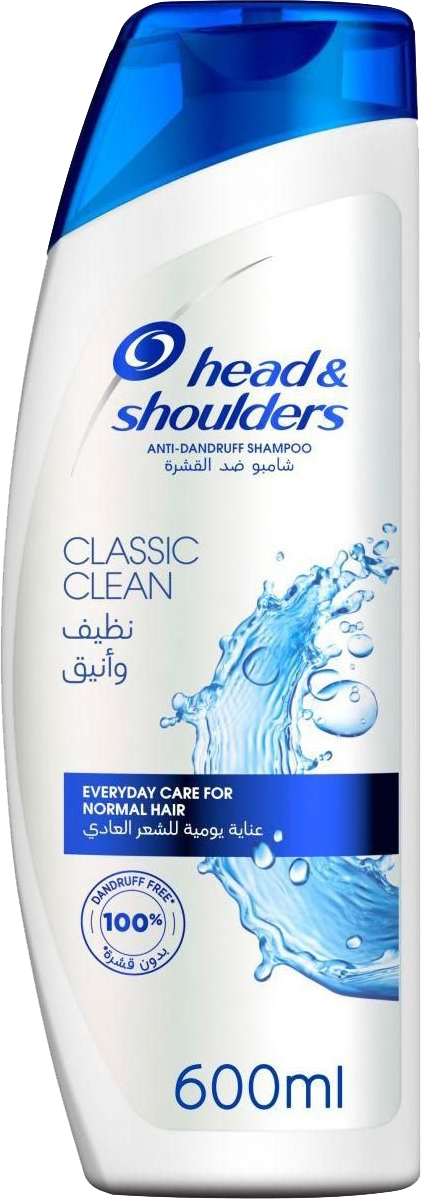 HEAD & SHOULDERS SHAMPOO CLASSIC CLEAN 600ML