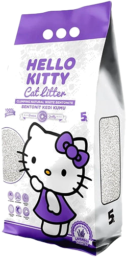 HELLO KITTY CAT LITTER LAVENDER