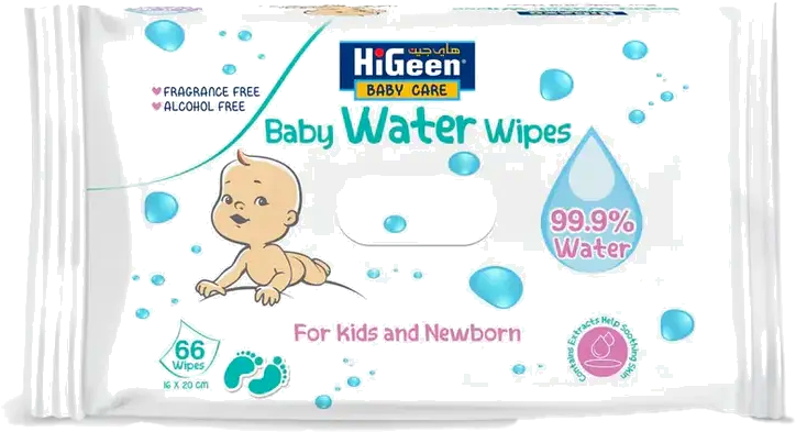 HIGEEN BABY WATER WIPES 66S 66S