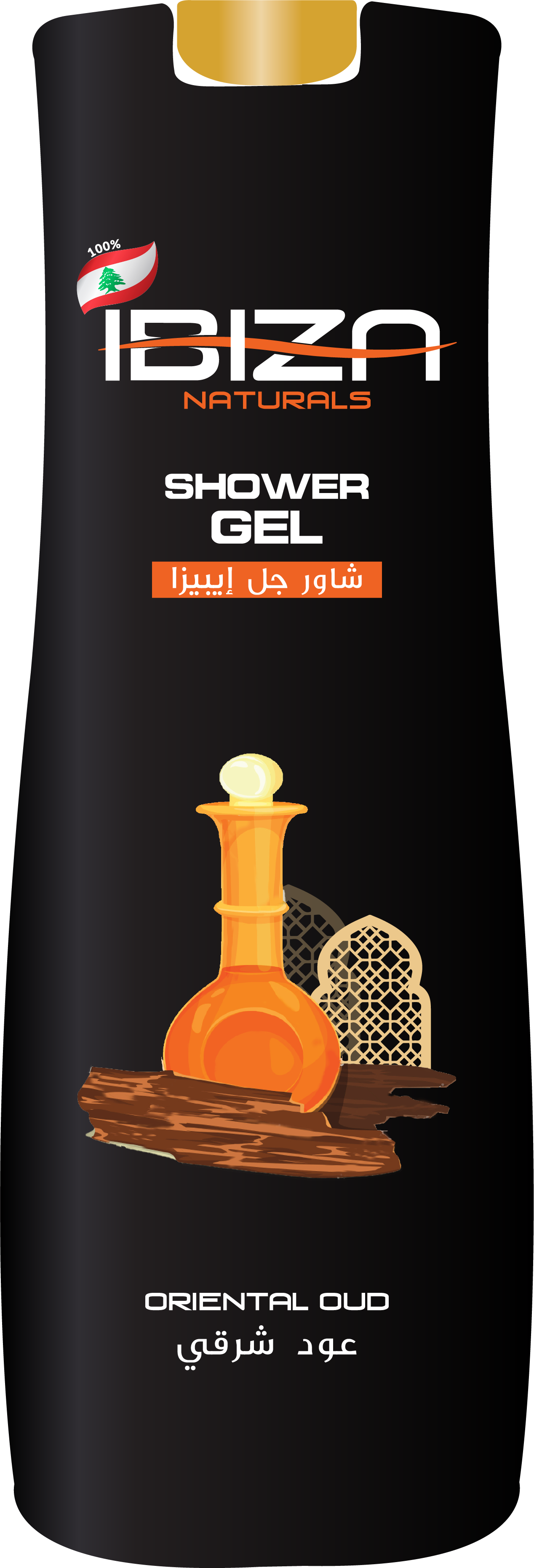 IBIZA SHOWER GEL ORIENTAL OUD   750ML