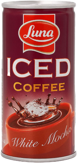 LUNA ICED COFFEE WHITE MOCC 195G