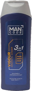MAN CODE SHAMPOO 3IN1 AROMATIC GINGER 400ML