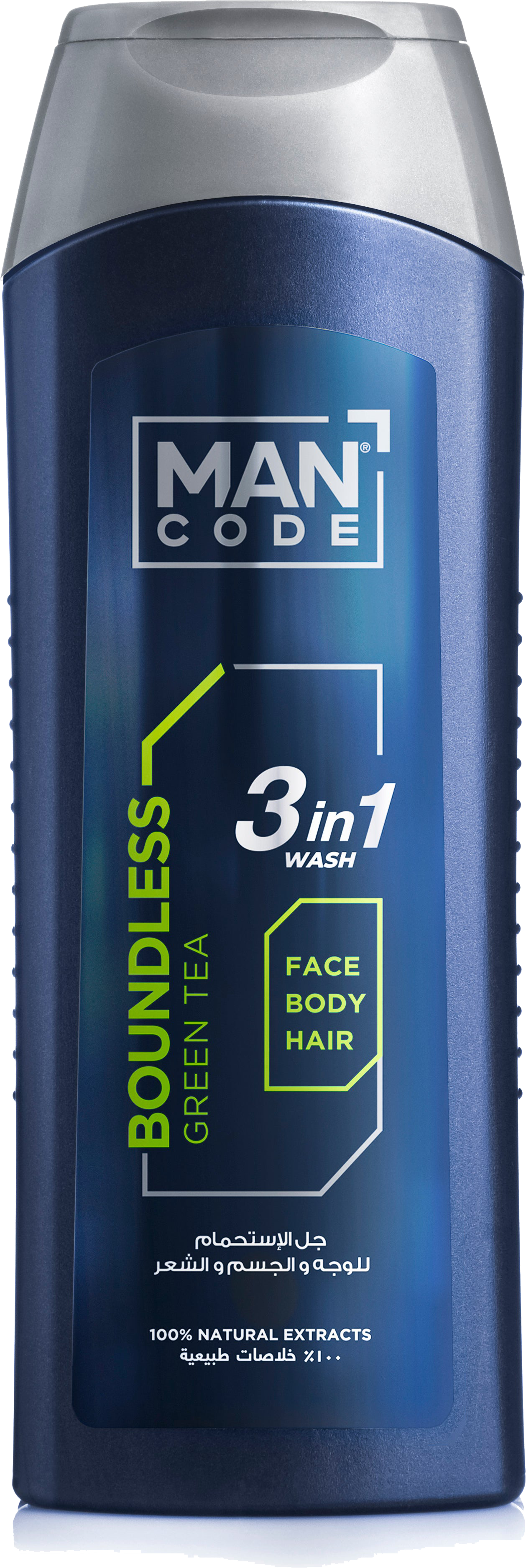 MAN CODE SHAMPOO 3IN1 GREEN TEA 400ML