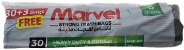 MARVEL TRASHBAGS LARGE 33PCS
