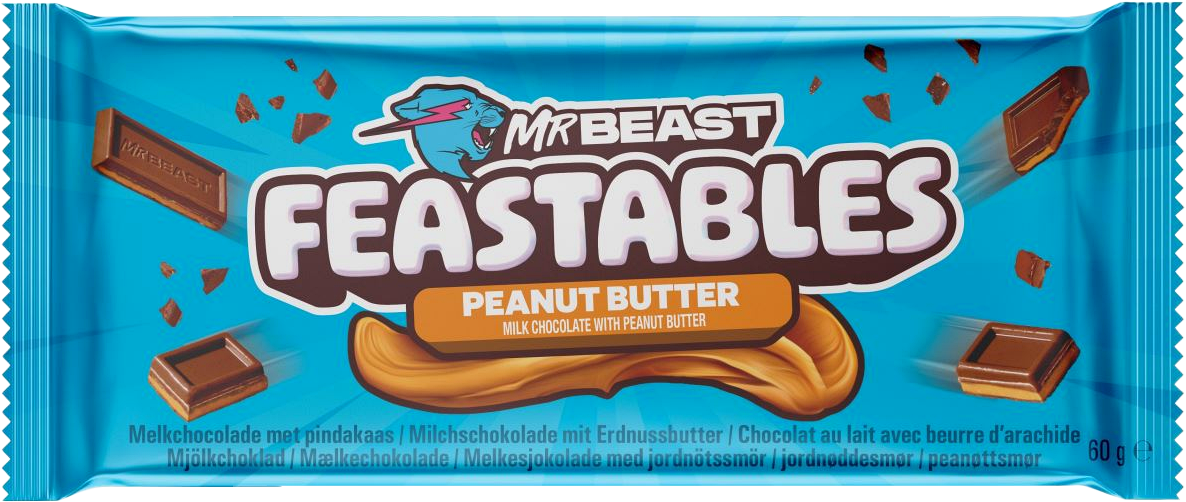 MR. BEAST FEASTABLES PEANNUT BUTTER
