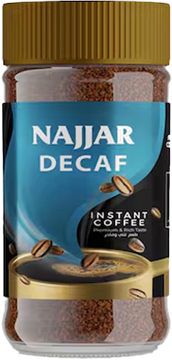 NAJJAR INSTANT COFFEE DECAF GOLD