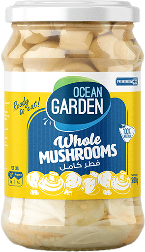 OCEAN GARDEN WHOLE MUSHROOMS 530G