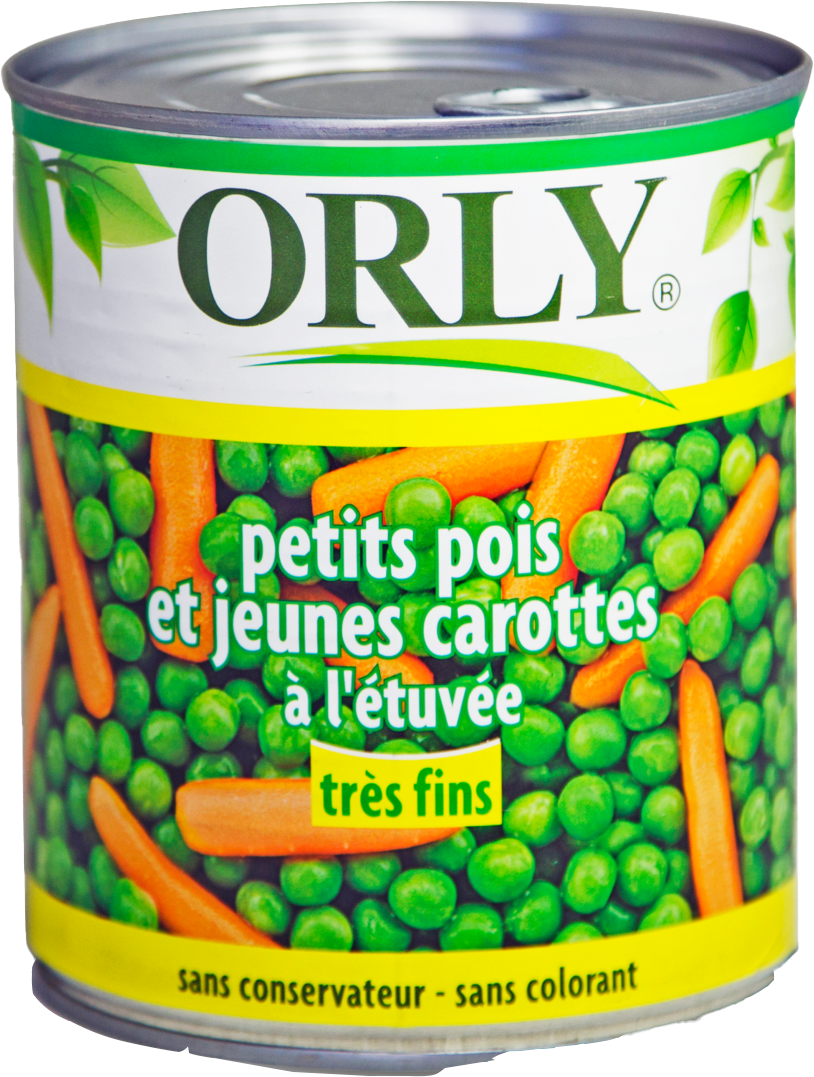 Orly Green Peas+Carrots 800g