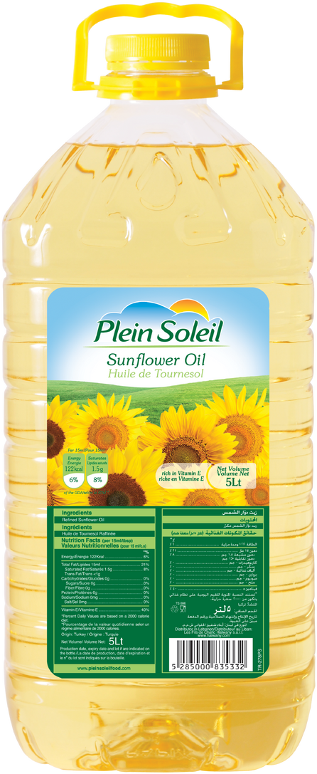 PLEIN SOLEIL SUNFLOWER OIL 5L