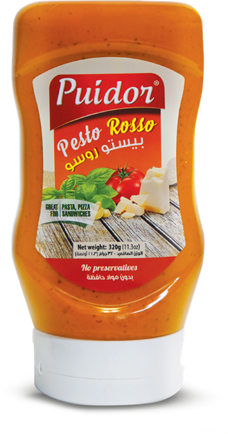 PUIDOR PESTO ROSSO SQUEEZ 320G