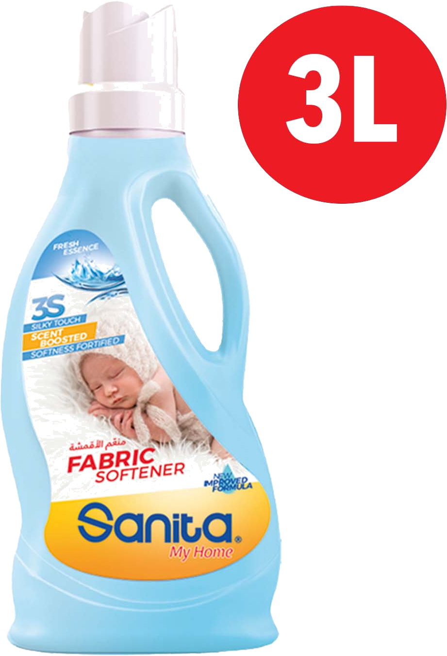 SANITA FABRIC SOFTNER BLUE 3L