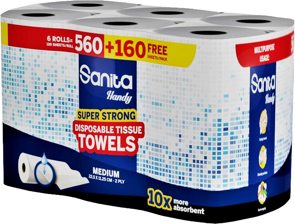 SANITA HANDY MEDUIM 560+160 FREE 560+160 FREE