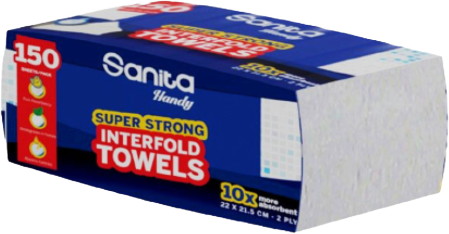 SANITA INTERFOLD 150SH 150SH