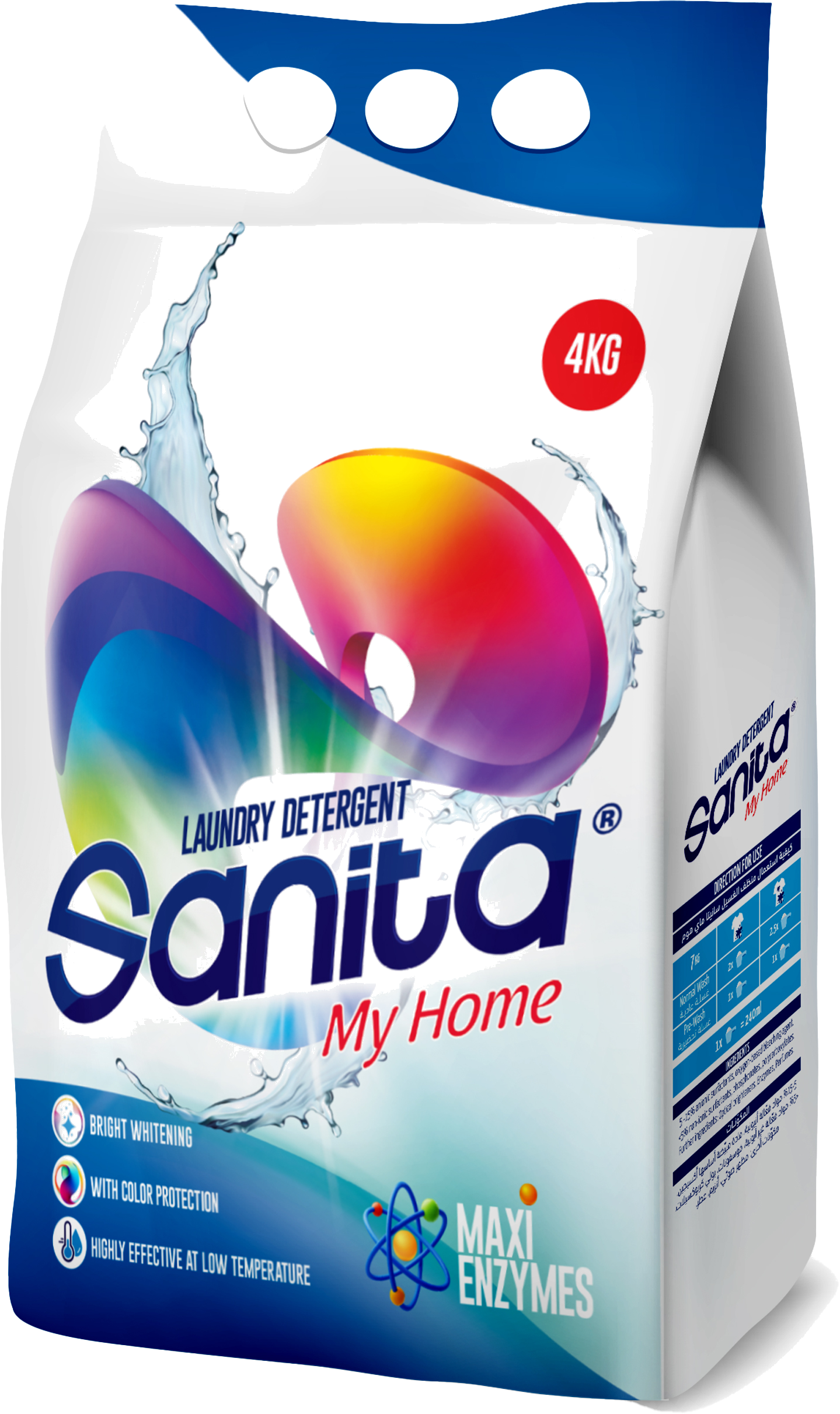 SANITA LAUNDRY DET. POWDER 4KG