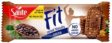 SANTE CEREAL BISCUITS COCOA FIT 50G