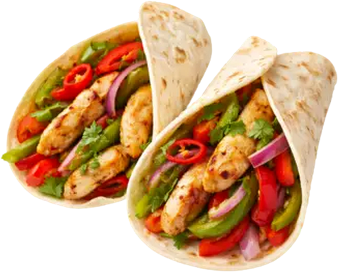 شاورما دجاج + فاهيتا دجاج
