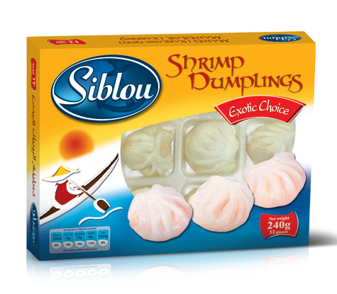 SIBLOU DUMPLINGS SHRIMPS