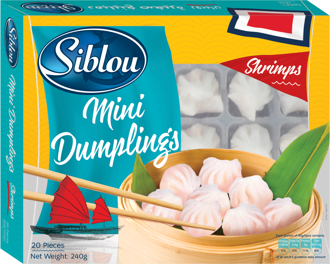 SIBLOU MINI DUMPLINGS SHRIMPS